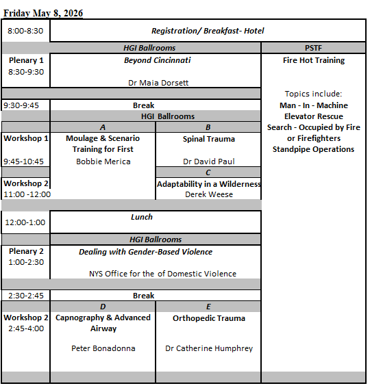 2026 Step Conference Schedule Friday
